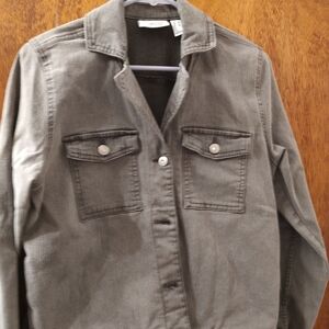Women's Gray Denim Jacket